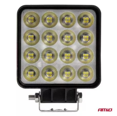 AMIO ΠΡΟΒΟΛΕΑΣ ΕΡΓΑΣΙΑΣ ΤΕΤΡΑΓΩΝΟΣ LED 192W 9-36V 12.000lm 6.500K AWL64 AMIO - 1 ΤΕΜ. 04205/AM 