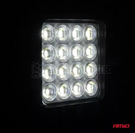 AMIO ΠΡΟΒΟΛΕΑΣ ΕΡΓΑΣΙΑΣ ΤΕΤΡΑΓΩΝΟΣ LED 192W 9-36V 12.000lm 6.500K AWL64 AMIO - 1 ΤΕΜ. 04205/AM 