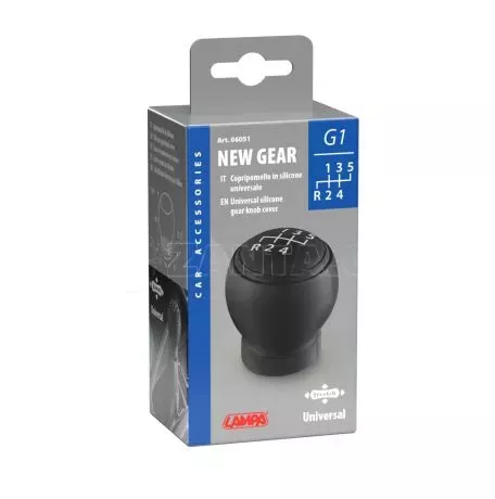 Lampa ΚΑΛΥΜΜΑ ΓΙΑ ΠΟΜΟΛΟ ΤΑΧΥΤΗΤΩΝ NEW GEAR G1 ΣΙΛΙΚΟΝΗΣ UNIVERSAL ΜΑΥΡΟ ΜΕ 5 ΤΑΧΥΤΗΤΕΣ LAMPA - 1 ΤΕΜ. L0605.1 