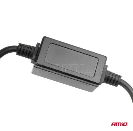 AMIO ΑΝΤΙΣΤΑΣΗ ΓΙΑ ΛΑΜΠΕΣ LED H7 12V 3W 120Ω (ΑΝΤΙΣΤΑΣΗ-ΨΕΥΤΗΣ-CANCELLER)  AMIO - 1 τεμ. 04088/AM 