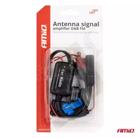 AMIO ΕΝΙΣΧΥΤΗΣ ΣΗΜΑΤΟΣ ΚΕΡΑΙΑΣ 12V - DAB/FM AMIO - 1 τεμ. 04134/AM 