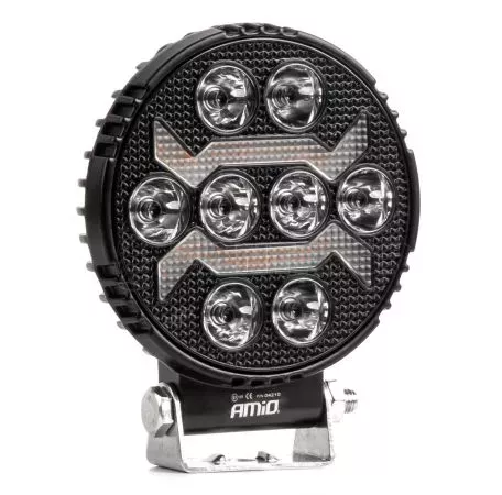 AMIO ΠΡΟΒΟΛΕΑΣ ΕΡΓΑΣΙΑΣ ΣΤΡΟΓΓΥΛΟΣ LED 54W 9-36V 10.000lm 6.500K AWL69 AMIO - 1 ΤΕΜ. 04210/AM 