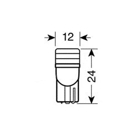 Lampa T10 12V W2,1x9,5d MEGA-LED2 ΔΙΑΘΛΑΣΗΣ (ΚΑΡΦΩΤΟ-ΑΚΑΛΥΚΟ-ΔΙΠΛΗΣ ΠΟΛΙΚΟΤΗΤΑΣ) BLISTER 2ΤΕΜ. 5845.3-LM 