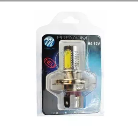 M-tech Λαμπα Η4 LED 4x1,5W HP 6W 12V Λευκη 1τεμ LBX14/MT 