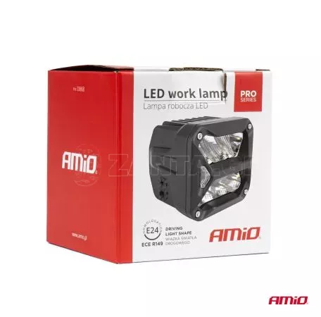 AMIO ΠΡΟΒΟΛΕΑΣ ΟΔΗΓΗΣΗΣ LED PRO IP67 10-30V 58W ΤΕΤΡΑΓΩΝΟΣ 107x102x86mm  ΑΜΙΟ - 1 ΤΕΜ. 03868/AM 