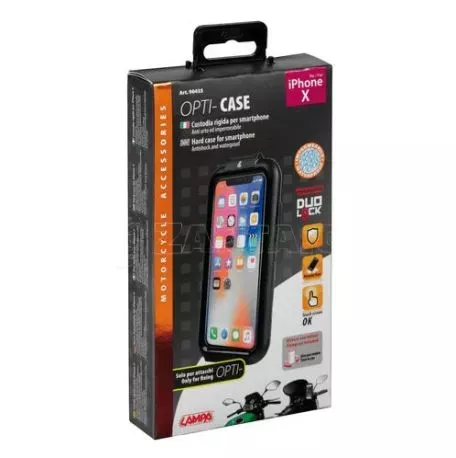 Optiline Θήκη Κινητού Hard Case της σειράς Optiline για Apple iPhone X / XS , συμβατή με Βάσεις Στήριξης Κινητού Optiline για Μηχανή με σύστημα Duolock 9043.5-LM 