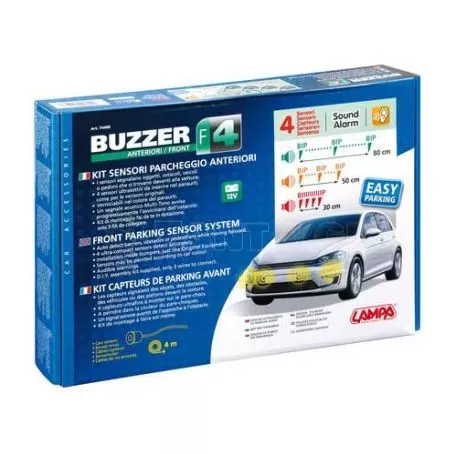 Lampa ΣΥΣΤΗΜΑ ΠΑΡΚΑΡΙΣΜΑΤΟΣ 12V ΕΜΠΡΟΣ ΜΕ 4 ΜΑΤΙΑ ΚΑΙ BUZZER F4 ΓΙΑ ΜΠΡΟΣΤΙΝΟ ΠΡΟΦΥΛΑΚΤΗΡΑ L7449.8 
