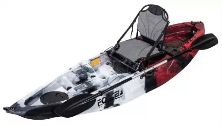 NJ Group Fishing Kayak FORCE ANDARA SOT Ενός Ατόμου Κόκκινο με καρεκλάκι και κουπί 0100-0120ΚΚ 