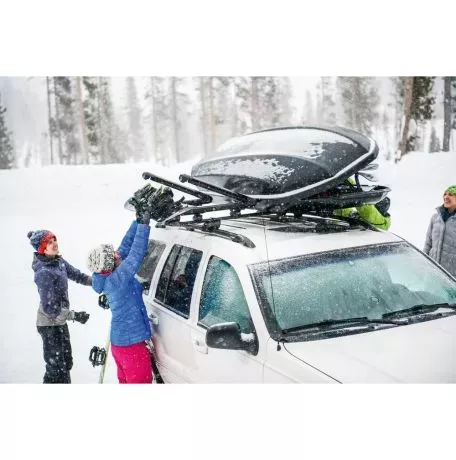 YAKIMA ΒΑΣΗ ΣΚΙ ΟΡΟΦΗΣ FATCAT 4 EVO BLACK 4 ΖΕΥΓΑΡΙΑ ΣΚΙ / 2 SNOWBOARD YAKIMA ΜΑΥΡΗ 57cm ΥΑΚΙΜΑ  Y8003075 