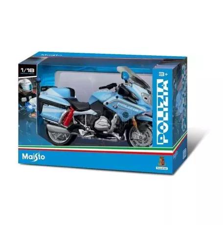 Lampa ΜΙΝΙΑΤΟΥΡΑ BMW R1200RT MOTO ΑΣΤΥΝΟΜΙΑΣ POLIZIA 1:18 BURAGO - 1 ΤΕΜ. L.BU15953 