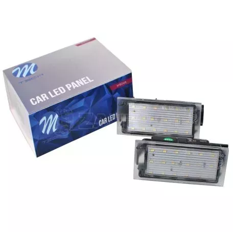 M-tech ΦΩΤΑ ΠΙΝΑΚΙΔΑΣ LED DACIA / FIAT / MERCEDES / NISSAN / OPEL / RENAULT MTECH - 2 ΤΜΧ. CLP043/MT 