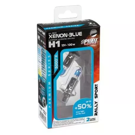 Lampa H1 12V 100W P14,5s XENON BLUE 5.000K +50%  2ΤΕΜ. L5863.2 