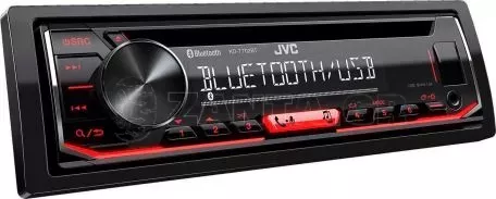 JVC JVC KD-T702BT Ηχοσύστημα Αυτοκινήτου Universal 1DIN (Bluetooth/USB/AUX) με Αποσπώμενη Πρόσοψη KD-T702BT 