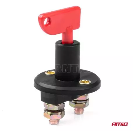 AMIO ΚΕΝΤΡΙΚΟΣ ΔΙΑΚΟΠΤΗΣ ΜΠΑΤΑΡΙΑΣ (KILLER SWITCH) 150Α 12-24V​ ΑMiO - 1 TEM. 03023/AM 