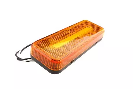 AMIO ΦΩΣ ΟΓΚΟΥ ΦΟΡΤΗΓΟΥ LED ΠΟΡΤΟΚΑΛΙ 10-30V 124x49x22mm ΑΔΙΑΒΡΟΧΟ OM-02-O AMIO 1ΤΕΜ. 02376/AM 