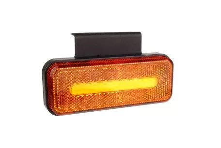 AMIO ΦΩΣ ΟΓΚΟΥ ΦΟΡΤΗΓΟΥ LED ΠΟΡΤΟΚΑΛΙ 10-30V 124x49x22mm ΑΔΙΑΒΡΟΧΟ OM-02-O AMIO 1ΤΕΜ. 02376/AM 