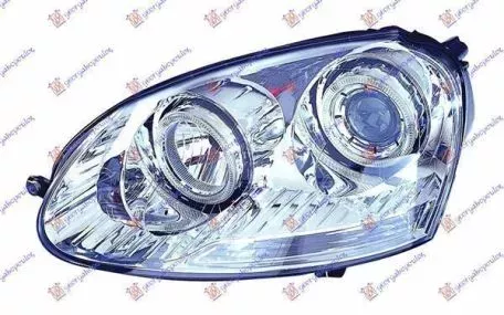 Φανός Εμπρός (Σετ) Eagle Eyes (Χρώμιο) VW Golf V 2004-2008 