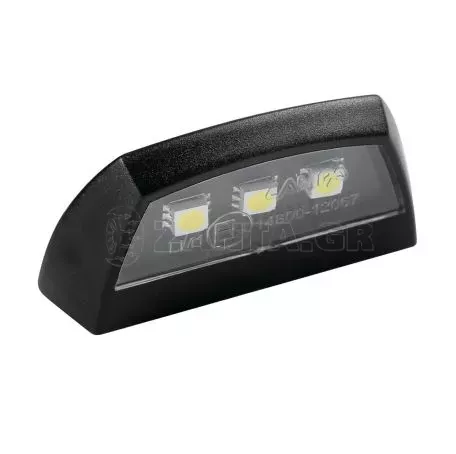 Lampa ΦΩΣ ΠΙΝΑΚΙΔΑΣ (ΠΛΑΦΟΝΙΕΡΑ) MOTO E-LON 12V 3LED SMD 58x31mm ΛΕΥΚΟ ΦΩΣ/ΜΑΥΡΟ ΧΡΩΜΑ 1ΤΕΜ 9058.7-LM 