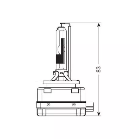 Lampa H4 12V 100/80W P43t XENON BLUE 5.000K +50%  2ΤΕΜ L5863.3 