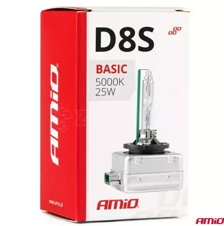 AMIO D8S 12V 45.000k 35W ΑΝΤΑΛΛΑΚΤΙΚΗ ΛΑΜΠΑ BASIC AMIO - 1 Τεμ. 02952/AM 