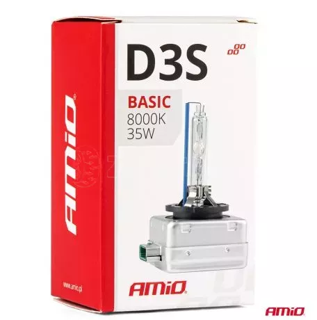 AMIO D3S 12V 8.000k 35W ΑΝΤΑΛΛΑΚΤΙΚΗ ΛΑΜΠΑ BASIC AMIO - 1 Τεμ. 02949/AM 