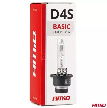 AMIO D4S 12V 6.000k 35W ΑΝΤΑΛΛΑΚΤΙΚΗ ΛΑΜΠΑ BASIC AMIO - 1 Τεμ. 02951/AM 