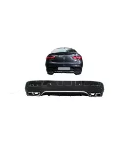 Diffuser Πίσω Προφυλακτήρα Για Mercedes-Benz GLE Coupe C292 2015-2019 GLE63 Amg Look Για Amg Sport Line Προφυλακτήρες Σετ Με Μπο 