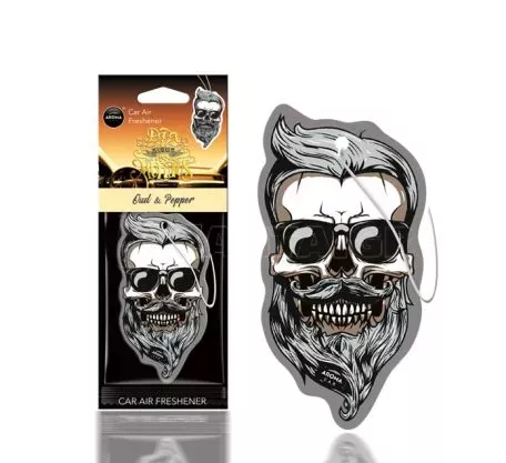 AMIO ΑΡΩΜΑΤΙΚΟ ΚΡΕΜΑΣΤΟ AROMA CAR MUERTOS OUD & PEPPER SKULL ΑMiO - 1 TEM. A83120/AM 