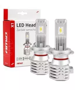 ΛΑΜΠΕΣ LED H7 10-16V 40W 6.500K 4400lm  (ΨΥΚΤΡΑ) X1 AMIO - 2ΤΕΜ. 