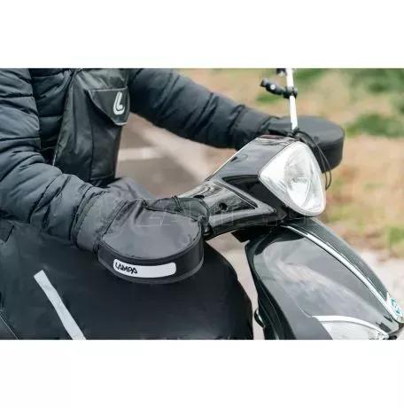 Lampa ΠΡΟΣΤΑΤΕΥΤΙΚΑ ΚΑΛΥΜΜΑΤΑ ΧΕΡΙΩΝ / ΧΟΥΦΤΕΣ MOTO ΓΙΑ ΚΡΥΟ ΚΑΙ ΑΕΡΑ ΜΑΥΡΕΣ MUFFS LAMPA - 2 τεμ. 9124.2-LM 