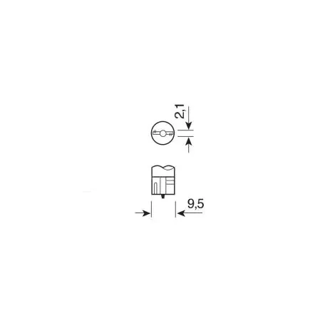 Lampa T10 24-28V W2,1x9,5d MEGA-LED36 220LM (ΔΙΠΛΗΣ ΠΟΛΙΚΟΤΗΤΑΣ) 2ΤΕΜ. L9827.0 