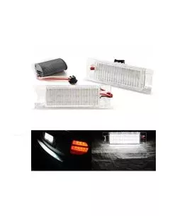 Led Φαναράκια Πινακίδας Για Opel Astra H , Astra J , Zafira B ,  Corsa D , Insignia / Hyundai IX35 Με Canbus Ζευγάρι 2 Τεμάχια 