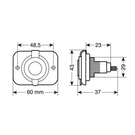 Lampa ΑΝΤΑΠΤΟΡΑΣ ΑΝΑΠΤΗΡΑ ΜΕ ΚΑΠΑΚΙ ΕΧΤ-6 3900.7-LM 