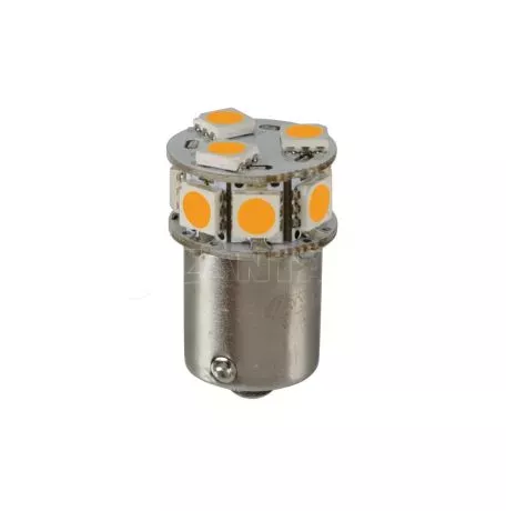 Lampa P21W 24/32V Ba15s 50lm 10xSMDx1CHIP LED CAN-BUS (ΦΟΥΝΤΟΥΚΙ) ΠΟΡΤΟΚΑΛΙ ΔΙΑΘΛΑΣΗΣ BLISTER​ LAMPA - 1 TEM. L5771.6 