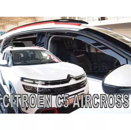 Heko ΣΕΤ ΑΝΕΜΟΘΡΑΥΣΤΕΣ ΑΥΤΟΚΙΝΗΤΟΥ ΓΙΑ CITROEN C5 AIRCROSS 5D 2019> ΑΠΟ ΕΥΚΑΜΠΤΟ ΦΙΜΕ ΠΛΑΣΤΙΚΟ HEKO - 4 ΤΕΜ. ΑΝΕΜ.SET12272 