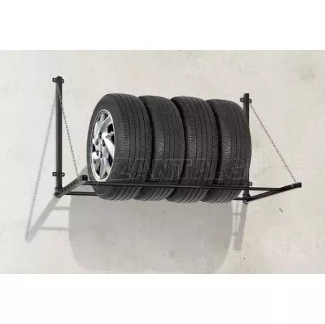 Lampa ΒΑΣΗ ΤΟΙΧΟΥ ΑΠΟΘΗΚΕΥΣΗΣ ΕΛΑΣΤΙΚΩΝ TYRE-RACK ΠΤΥΣΟΜΕΝΗ 90>130cm ΜΕΓΙΣΤΟ ΦΟΡΤΙΟ 90kg L1596.0 