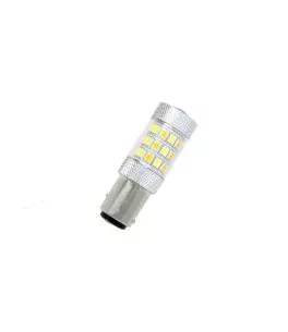 Led λάμπα BAY15D με 42 led και προτζέκτορα - συνδυαστική για φλας και φώτα ημέρας - 1τμχ. 