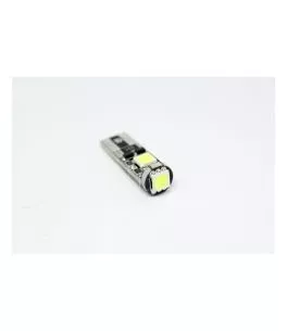 LEd λάμπα τύπου Τ10 με 3 SMD led - CANBUS 5000K - 1τμχ. 