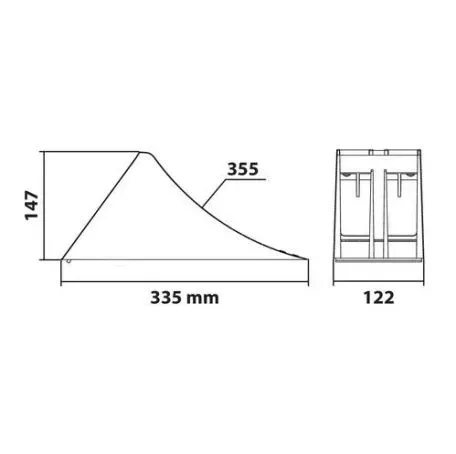 Lampa ΤΑΚΟΣ ΤΡΟΧΟΥ E36 ΘΕΡΜΟΠΛΑΣΤΙΚΟΣ ΚΙΤΡΙΝΟΣ DIN76051-E36 1ΤΕΜ. L9787.3 