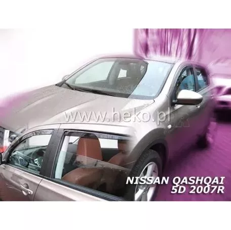 Heko ΑΝΕΜΟΘΡΑΥΣΤΕΣ ΑΥΤΟΚΙΝΗΤΟΥ ΓΙΑ NISSAN QASHQAI (I) (+2) 5D 02/2007-2013 ΖΕΥΓΑΡΙ ΑΠΟ ΕΥΚΑΜΠΤΟ ΦΙΜΕ ΠΛΑΣΤΙΚΟ HEKO - 2 ΤΕΜ. ΑΝΕΜ.24256 