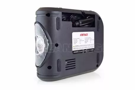 AMIO ΚΟΜΠΡΕΣΕΡ ΑΕΡΑ ΕΛΑΣΤΙΚΩΝ ΨΗΦΙΑΚΟ 12V 150psi 10bar ΜΕ LED ΦΑΚΟ & ΚΑΛΩΔΙΟ 300cm 02380/AM 