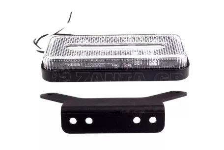 AMIO ΦΩΣ ΟΓΚΟΥ ΦΟΡΤΗΓΟΥ LED ΛΕΥΚΟ 10-30V 124x49x22mm ΑΔΙΑΒΡΟΧΟ OM-02-W AMIO 1ΤΕΜ. 02377/AM 