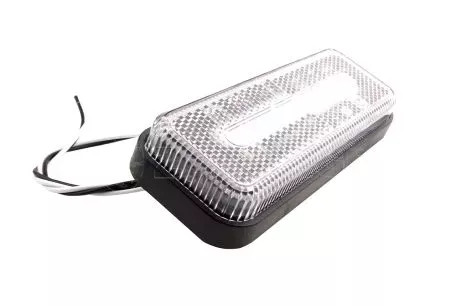 AMIO ΦΩΣ ΟΓΚΟΥ ΦΟΡΤΗΓΟΥ LED ΛΕΥΚΟ 10-30V 124x49x22mm ΑΔΙΑΒΡΟΧΟ OM-02-W AMIO 1ΤΕΜ. 02377/AM 