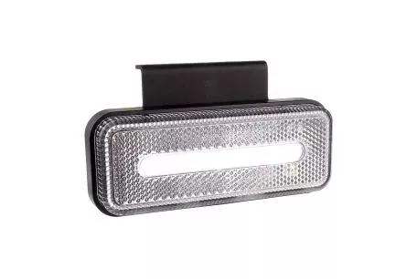 AMIO ΦΩΣ ΟΓΚΟΥ ΦΟΡΤΗΓΟΥ LED ΛΕΥΚΟ 10-30V 124x49x22mm ΑΔΙΑΒΡΟΧΟ OM-02-W AMIO 1ΤΕΜ. 02377/AM 