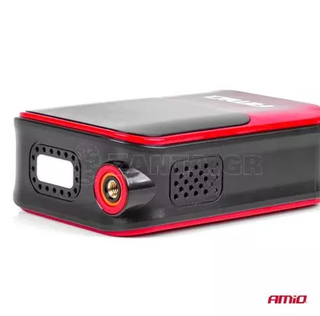 AMIO ΚΟΜΠΡΕΣΕΡ ΑΕΡΑ 7,4V 10bar/150psi 40W ΦΟΡΤΙΣΗ ΜΕ USB / ΜΕ 5 ΑΝΤΑΠΤΟΡΕΣ ΚΑΙ ΨΗΦΙΑΚΗ ΕΝΔΕΙΞΗ AMIO - 1 Τεμ. 03690/AM 