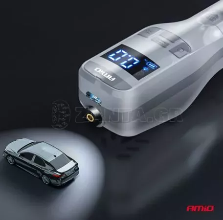 AMIO ΚΟΜΠΡΕΣΕΡ ΑΕΡΑ 7,4V 10bar/150psi 40W ΦΟΡΤΙΣΗ ΜΕ USB ΚΑΙ ΨΗΦΙΑΚΗ ΕΝΔΕΙΞΗ AMIO - 1 Τεμ. 03689/AM 