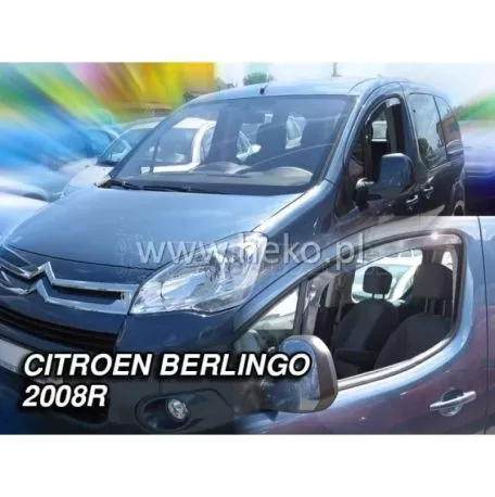 Heko ΑΝΕΜΟΘΡΑΥΣΤΕΣ ΑΥΤΟΚΙΝΗΤΟΥ ΓΙΑ CITROEN BERLINGO 2D 2008-2018 /PEUGEOT PARTNER 2D 2008-2018 ΖΕΥΓΑΡΙ ΑΠΟ ΕΥΚΑΜΠΤΟ ΦΙΜΕ ΠΛΑΣΤΙΚΟ HEKO - 2 ΤΕΜ. ΑΝΕΜ.26133/VAN 