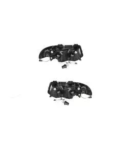 Μπροστινά Φανάρια Set Για Audi A4 B5 94-98 DRL Μαύρα H1/H1 Sonar 