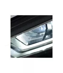 Μπροστινά Φανάρια Set Για Audi A3 8V 12-16 DRL Full Led & Led Signal Μαύρα  Με Μοτέρ Carner 