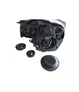 Μπροστινά Φανάρια Set Για Vw Golf VI (6) 08-12 DRL GTI /R20 Look Μαύρα H7/H7 Με Μοτέρ Carner 